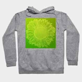 Peridot Green Sunflower Hoodie